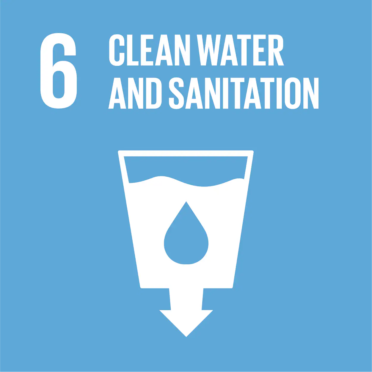 Health SDG Goal Icon 6