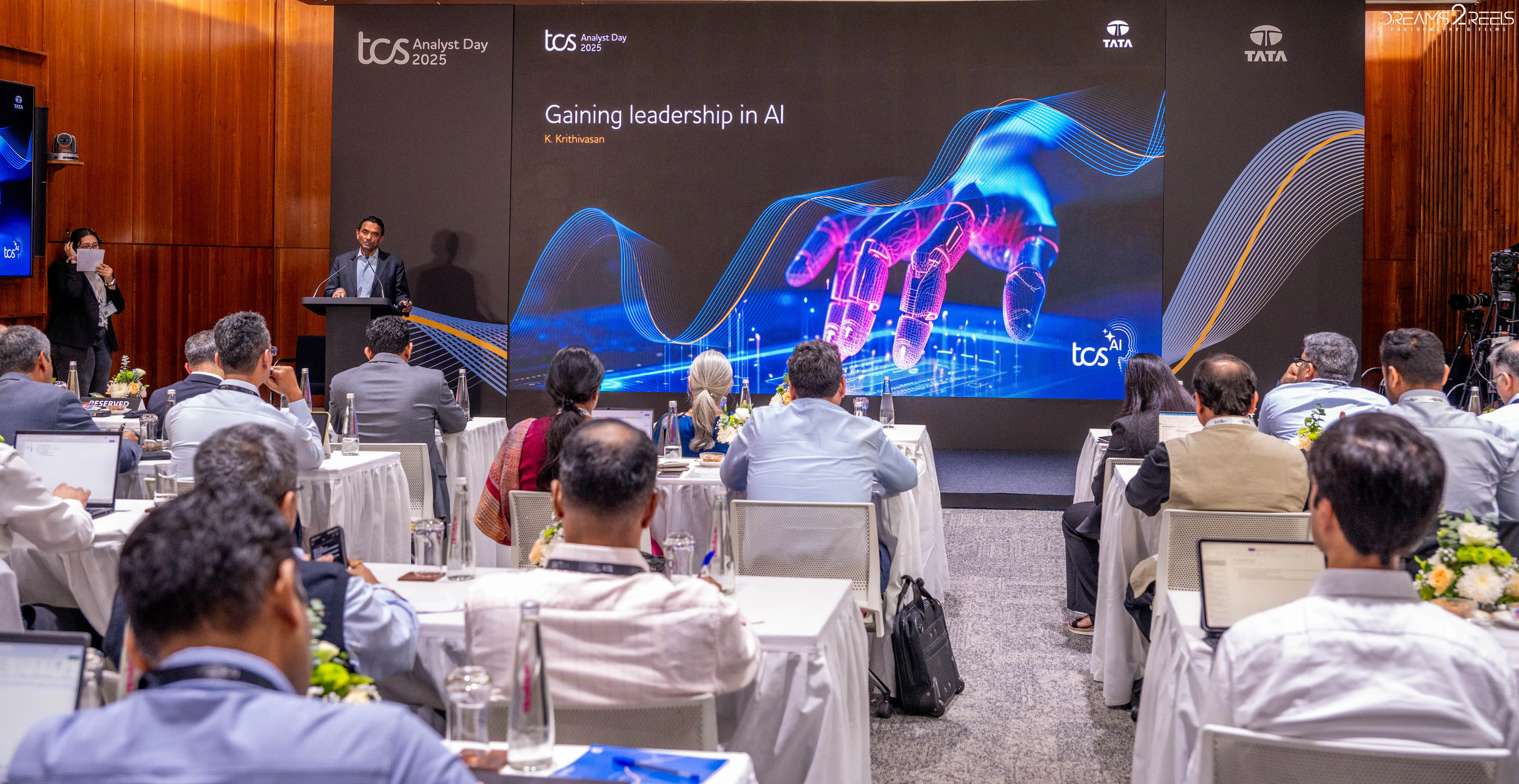 Audience at TCS Analyst Day event