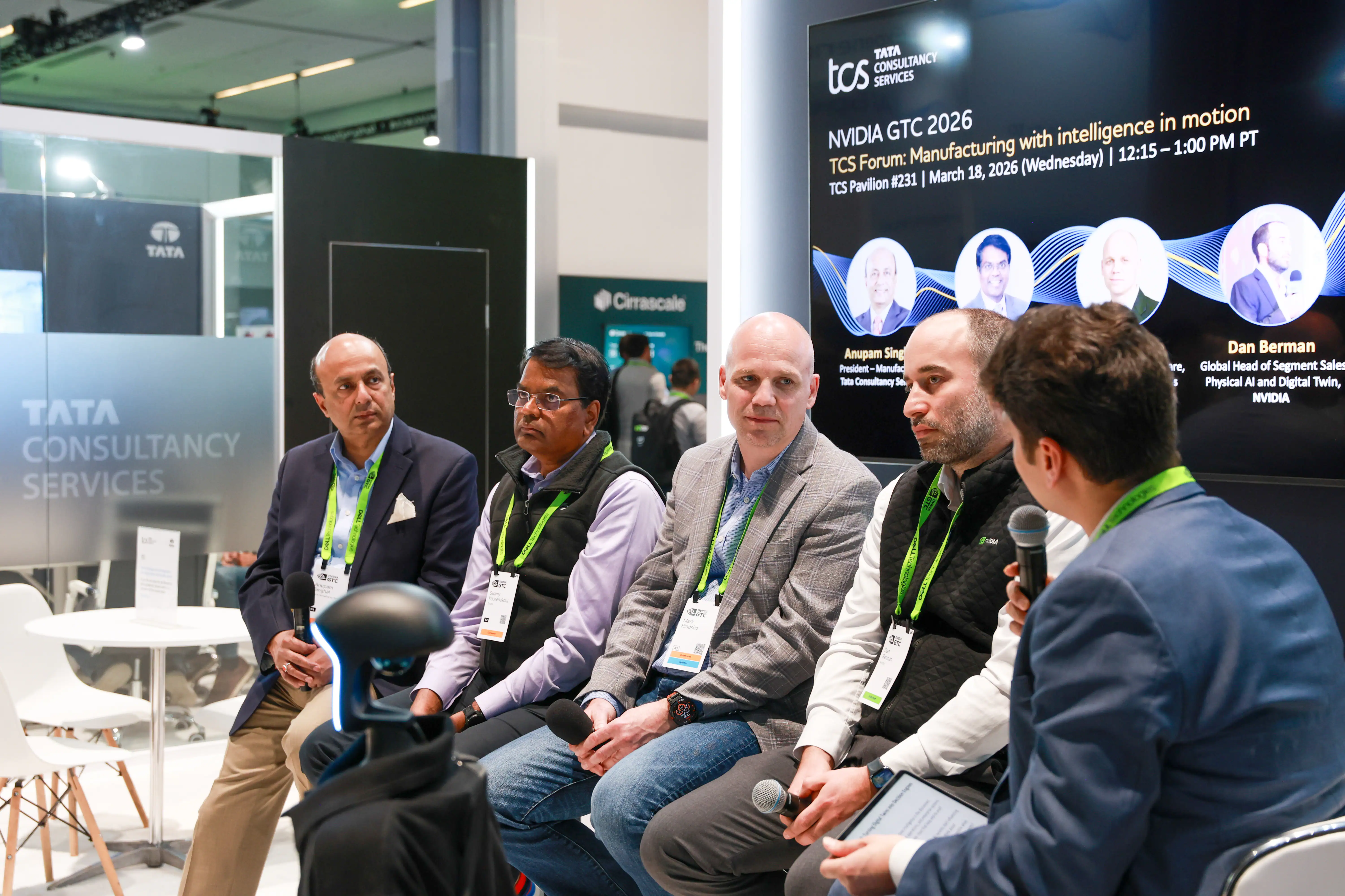TCS engaging with customers at a summit