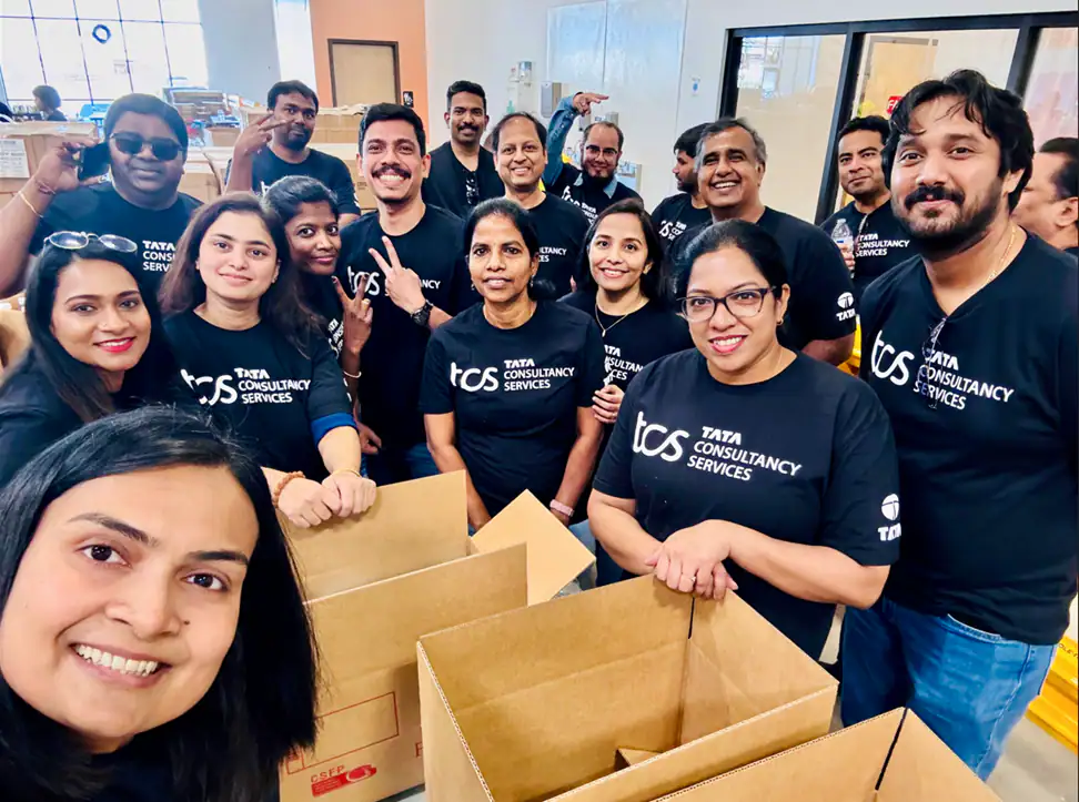 TCS HOPE volunteers of Arizona at St Mary's Food Bank